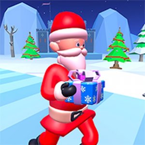 3D Santa Run Online Game