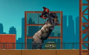 Playful Ape City Adventure