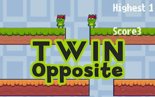 Twin Opposite Frog Game