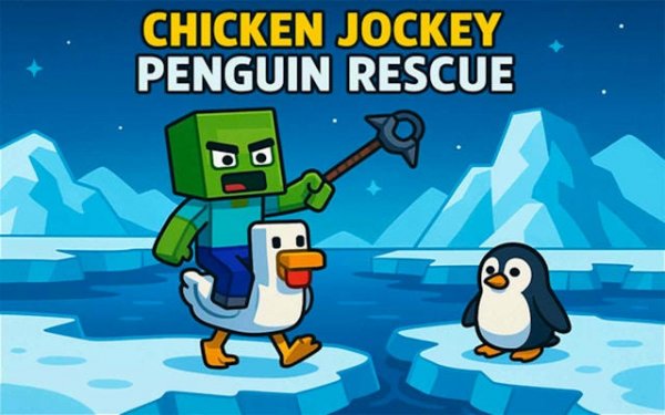 Chicken Jockey: Penguin Rescue Arctic Adventure
