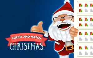 Count and Match Christmas: Kids Math Puzzle Game