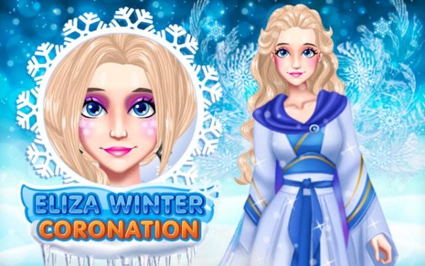 Eliza Winter Coronation: Princess Makeover & Dress Up Game Online - Dress Up Game