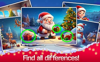 Find the Differences: Merry Christmas Puzzle Game