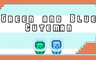 Green and Blue Cuteman: Two-Player Adventure