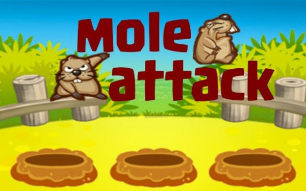 Mole Attack - Classic Arcade Whack-a-Mole Online Game Arcade Game