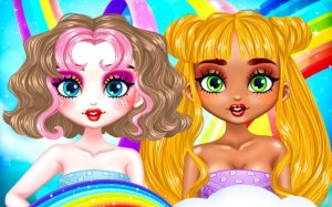 Rainbow Social Media Influencers: Spring Fashion Online Game