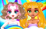Rainbow Social Media Influencers: Spring Fashion Online Game