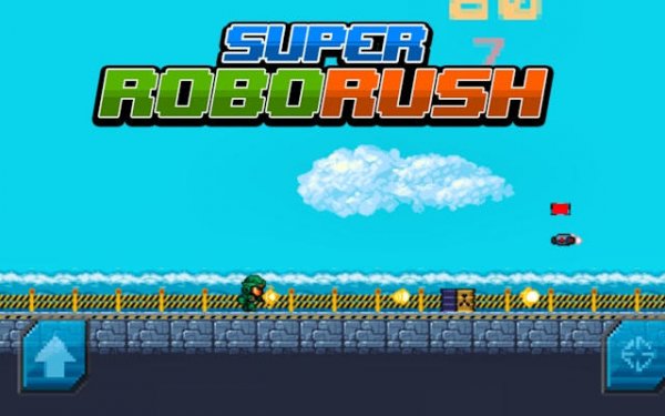 Super Robot Rush: Laser Defender Online Game