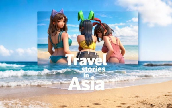 Travel Stories in Asia - Adventure Game Online Story Game