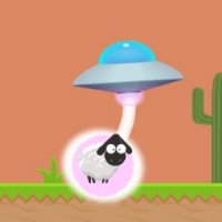 Sheep UFO Flying Game